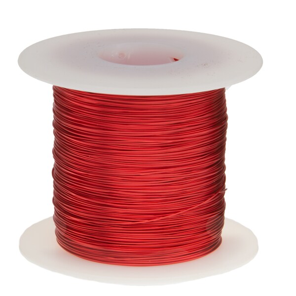 Magnet Wire, MW 80-C, 26 AWG, Red
